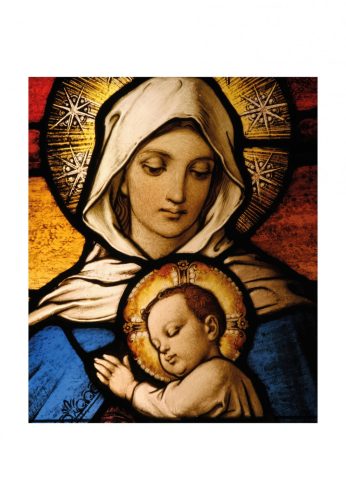 Tapéta Szűz Mária a kis Jézussal - 225x270 - cm