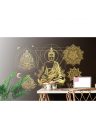 Fotótapéta Arany meditáló Buddha - 450x300 -