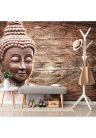 Fotótapéta Buddha szobor fa háttéren - 375x250 -