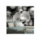 Fotótapéta orchidea és kövek fekete-fehérben - 300x200