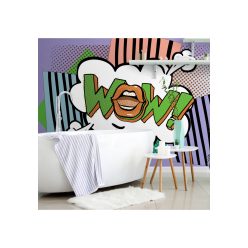 Fotótapéta stílusos lila pop art - WOW! - 225x150