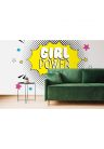 Fotótapéta pop art stílusban - GIRL POWER - 375x250