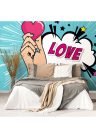 Fotótapéta pop art designnal - LOVE - 225x150