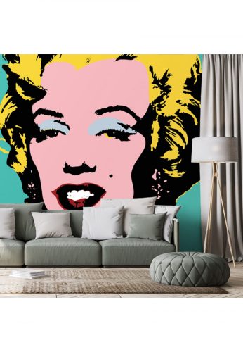 Tapéta ikonikus Marilyn Monroe v pop art dizájnban - 375x250 -