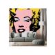 Tapéta pop art Marilyn Monroe barna háttéren - 375x250 -