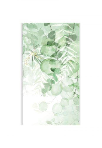 Tapéta enyhe zöld levelek - 150x270 - cm