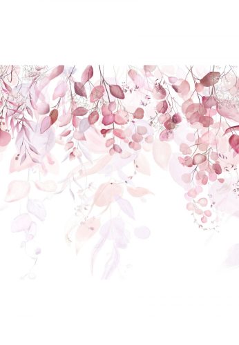 Fotótapéta növények rózsaszín kivitelben - 300x270 - cm
