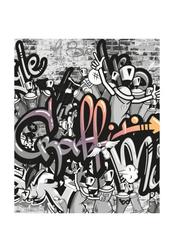 Fotótapéta modern graffitti művészet - 225x270 - cm