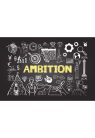 Fotótapéta motivációs tábla - Ambition - 375x250