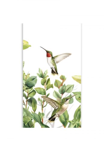 Tapéta kolibrik és levelek - 150x270 - cm
