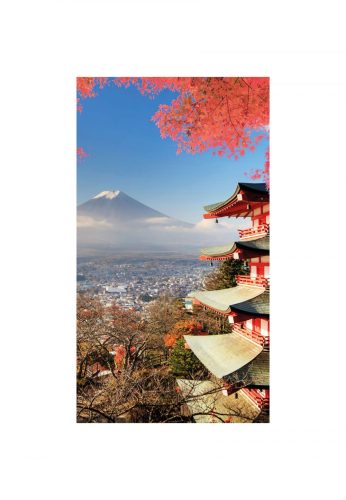 Fotótapéta ősz Japánban - 150x270 - cm