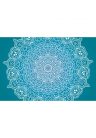 Fotótapéta meditáció Mandala kék alapon - 375x250 -