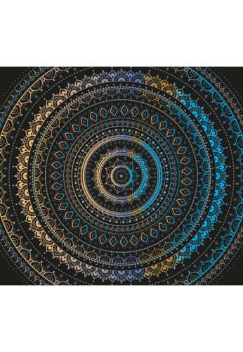 Fotótapéta Mandala nap mintával - 300x270 - cm