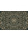 Fotótapéta részletes Mandala zöld színben - 150x270 - cm