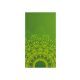 Tapéta modern mandala elemek a zöld árnyalataiban - 150x270 - cm