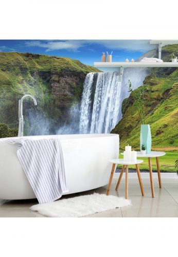 Fotótapéta ikonikus vízesés Izlandon - 150x100 -
