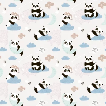 Dimex tapéta, Pandák mintás, 7,5m2/tekercs
