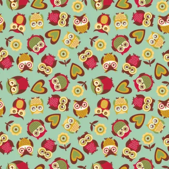 Dimex tapéta, Bagoly mintás, 7,5m2/tekercs