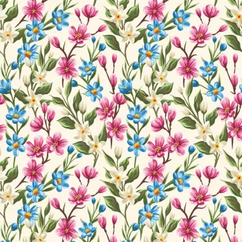 Dimex tapéta, Virág mintás, 7,5m2/tekercs