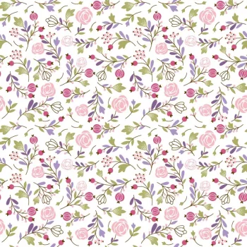 Dimex tapéta, Virág mintás, 7,5m2/tekercs