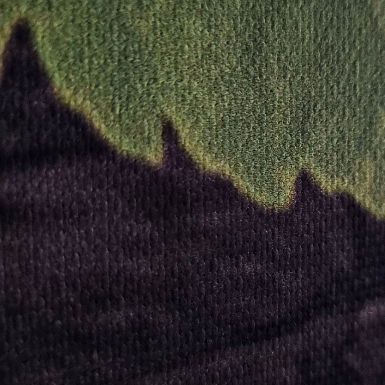 Vászonkép felülete közelről