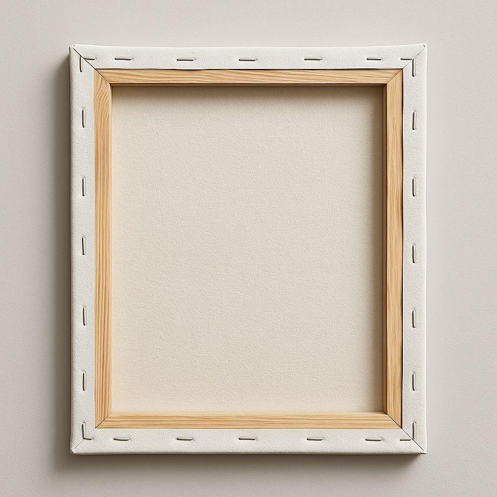 Vászonkép hátulja