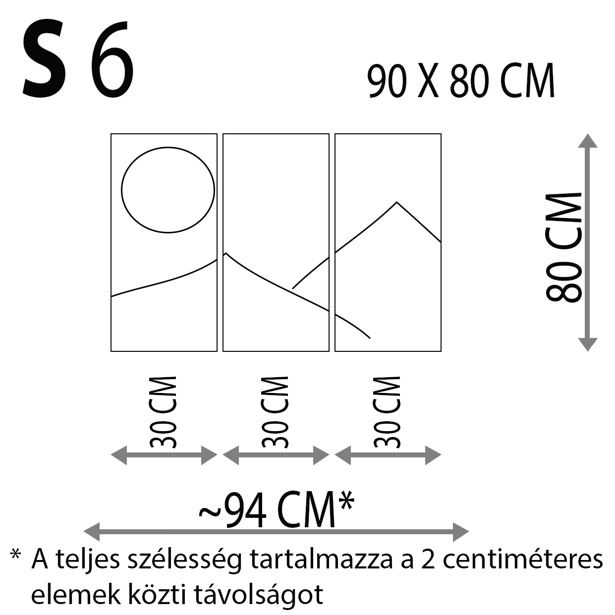 Vászonkép Mérete