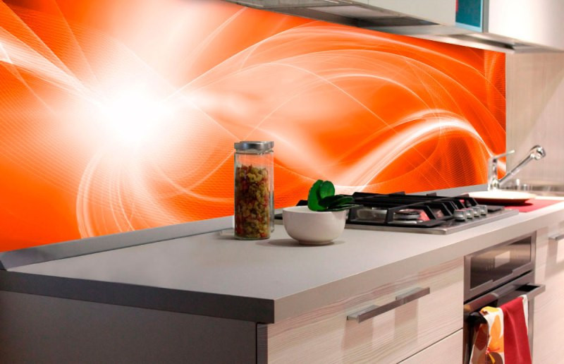 ORANGE ABSTRACT öntapadós konyhai poszter, 180x60 cm ORANGE ABSTRACT öntapadós konyhai poszter, 180x60 cm