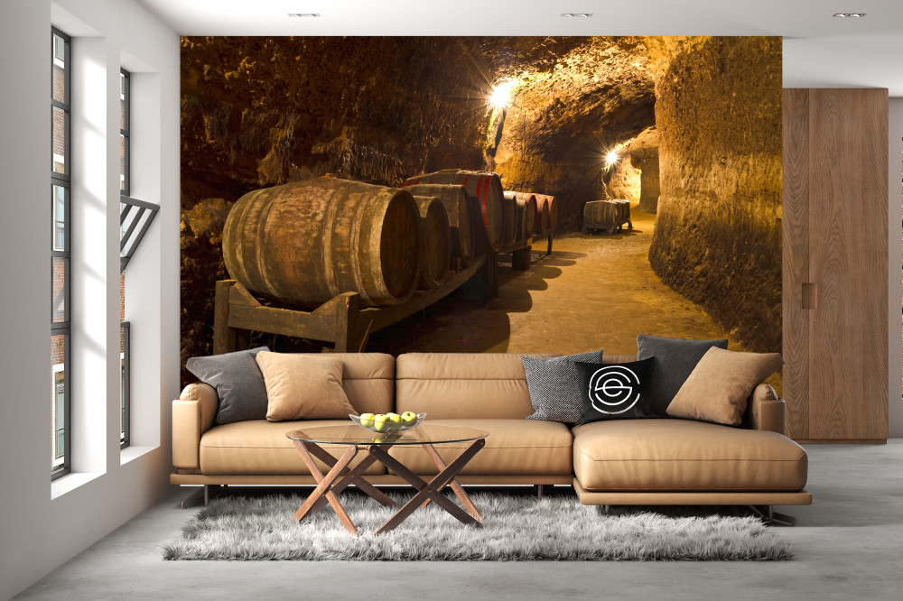 Fotótapéta Rustic Wine Cellar, 368 x 254 cm