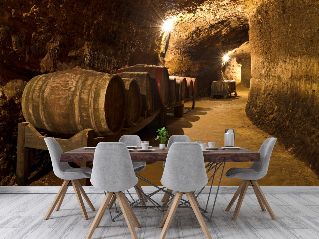 Fotótapéta Rustic Wine Cellar, 368 x 254 cm