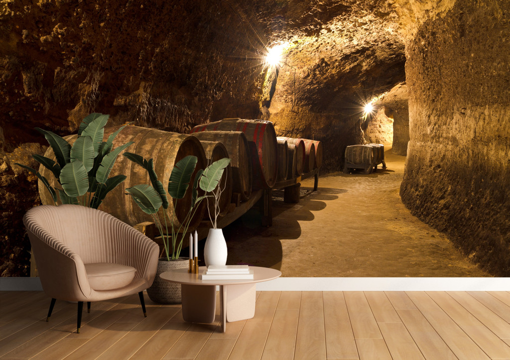 Fotótapéta Rustic Wine Cellar, 368 x 254 cm