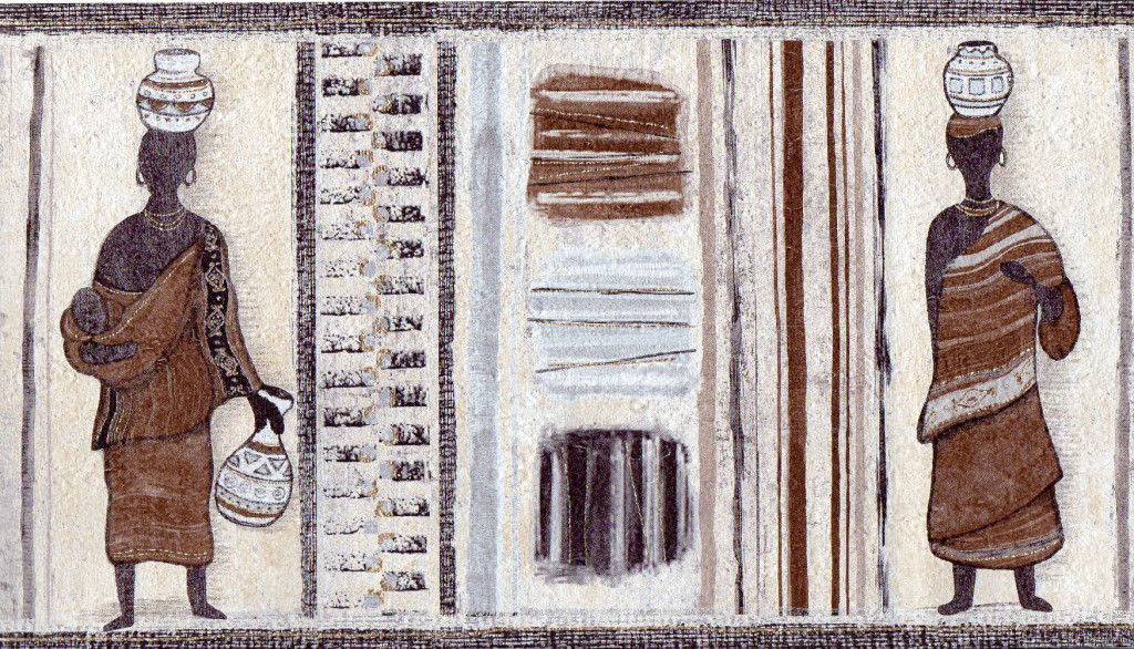 Afrikai bordűr, (0,17x5 m)
