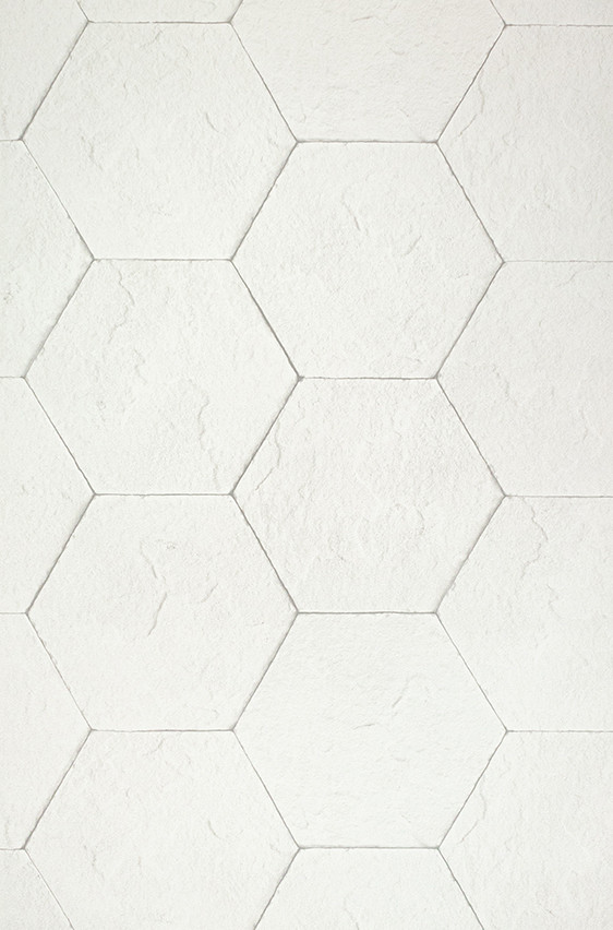 Szürke geometriai mintás tapéta (427110)